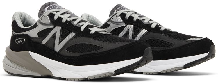 New Balance 990v6 Made in USA 2E Wide Black Silver