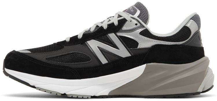 New Balance 990v6 Made in USA 2E Wide Black Silver