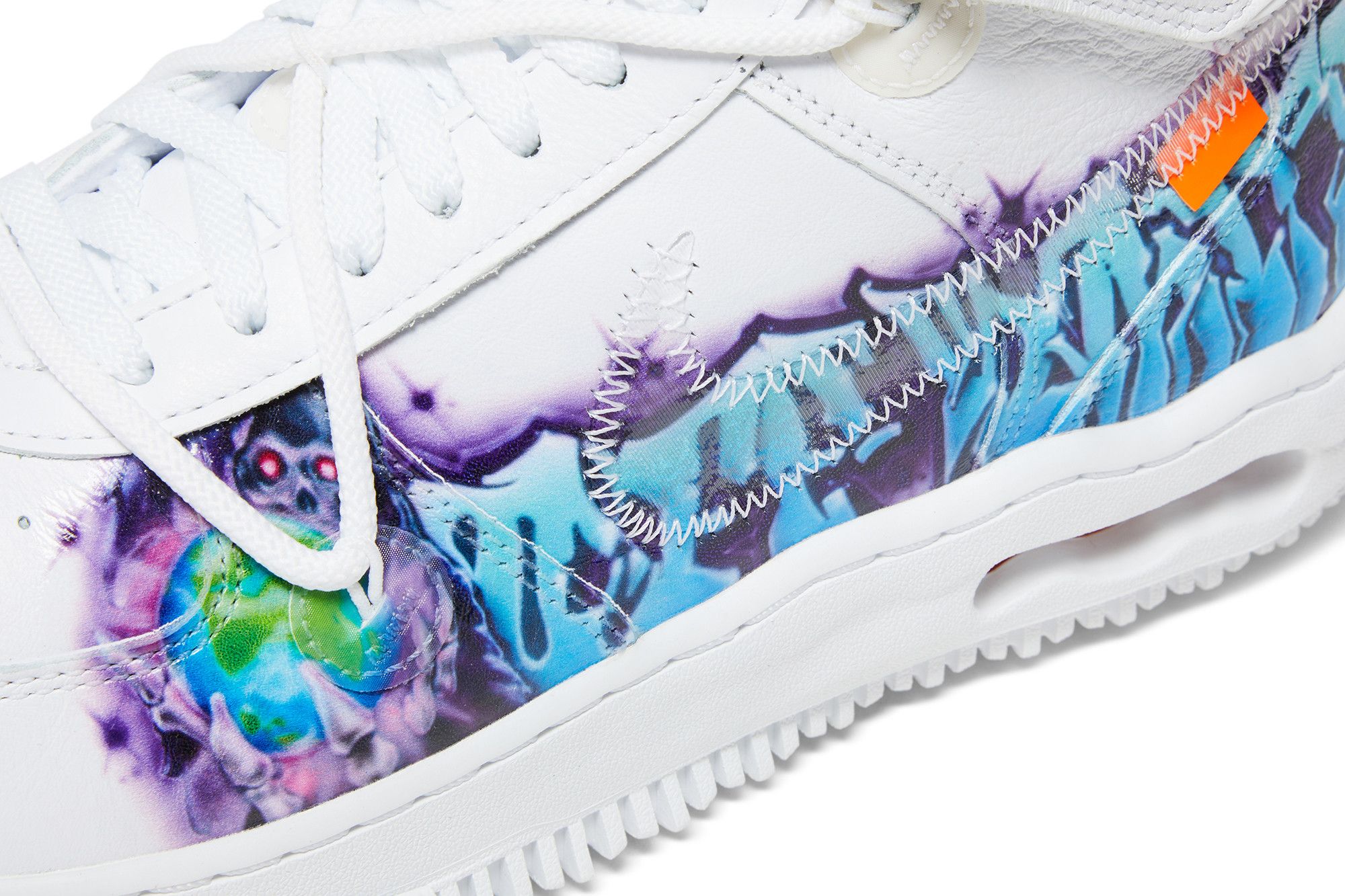 off-white×Nike graffiti 27.0 Nike x Off White Air Force 1 Mid Graffiti - The Drop Date