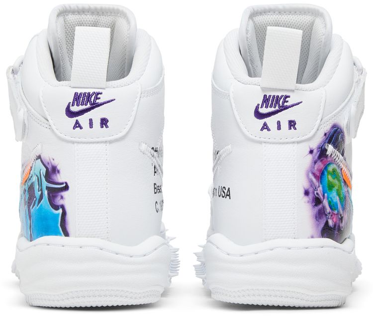 Nike Off White x Air Force 1 Mid SP Leather Graffiti