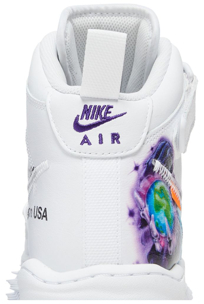 Nike Off White x Air Force 1 Mid SP Leather Graffiti