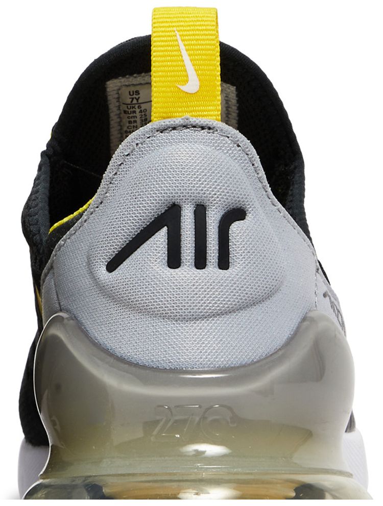 Nike Air Max 270 GS Anthracite Yellow Strike