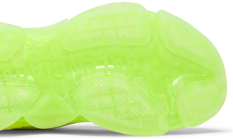 Balenciaga Wmns Triple S Sneaker Clear Sole   White Fluo Yellow
