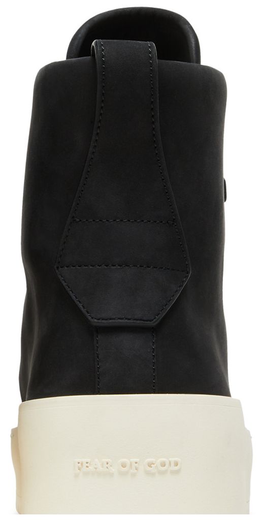 FEAR OF GOD Hiking Nubuck Leather Lace Up Black