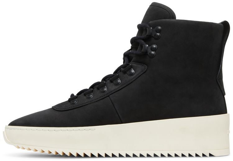 FEAR OF GOD Hiking Nubuck Leather Lace Up Black
