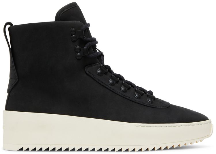 FEAR OF GOD Hiking Nubuck Leather Lace Up Black