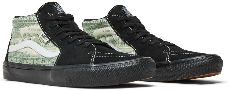 Supreme x Skate Grosso Mid Dollar Bill   Black