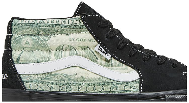 Supreme x Skate Grosso Mid Dollar Bill   Black