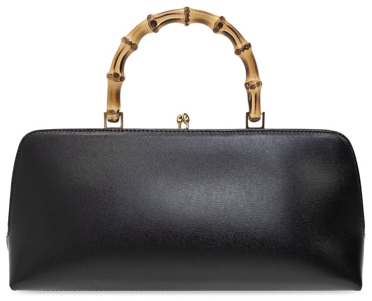Jil Sander Goji Small Bamboo Bag Black