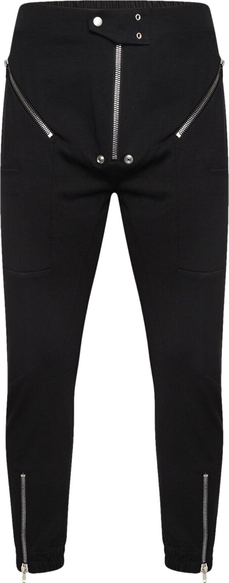 Rick Owens Easy Strobe Cargo Pants Black