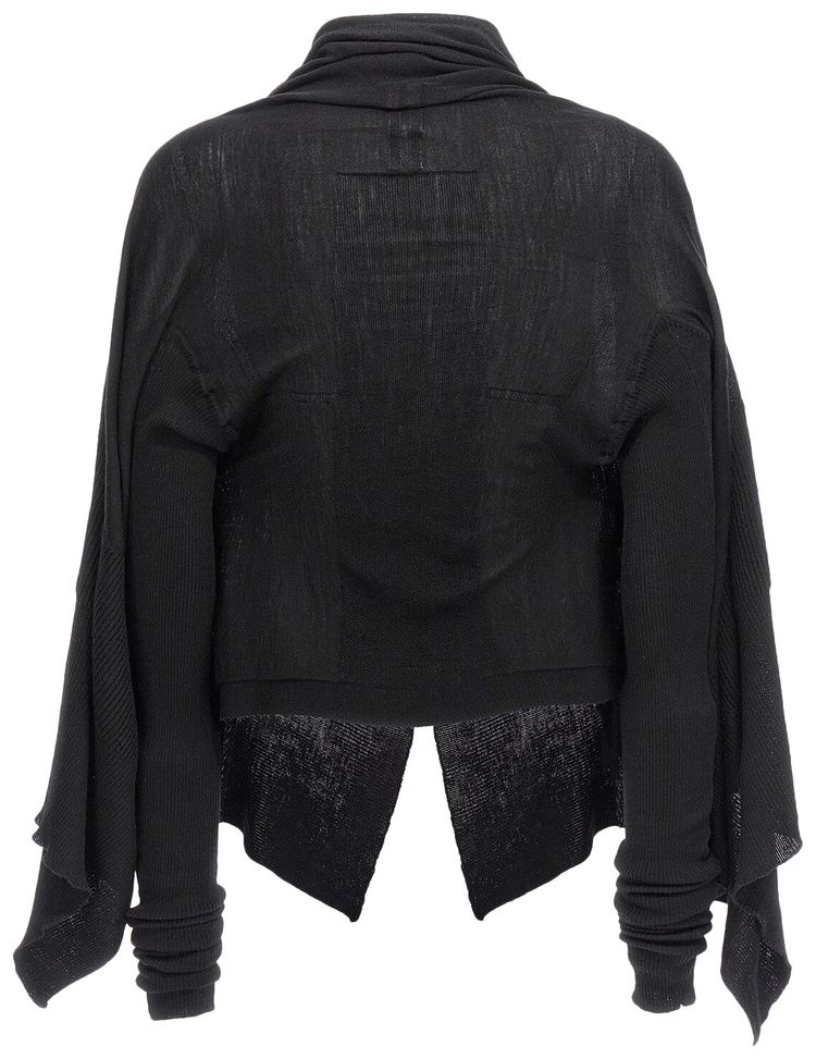 Rick Owens Medium Wrap Cardigan Black