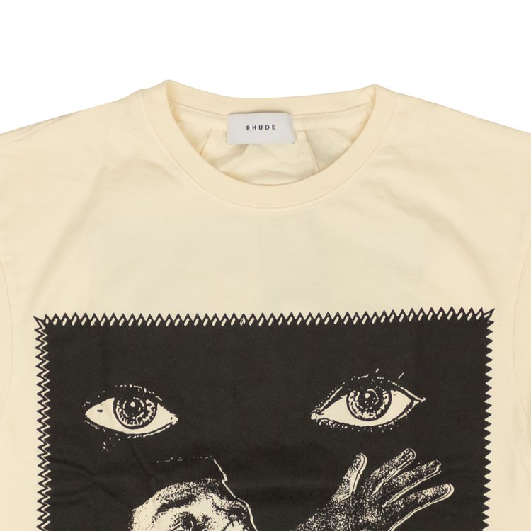 Rhude Post Stamp Tee White