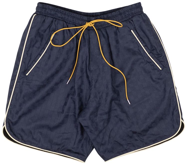 Rhude Checker PJ Short Navy