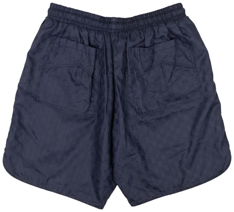 Rhude Checker PJ Short Navy