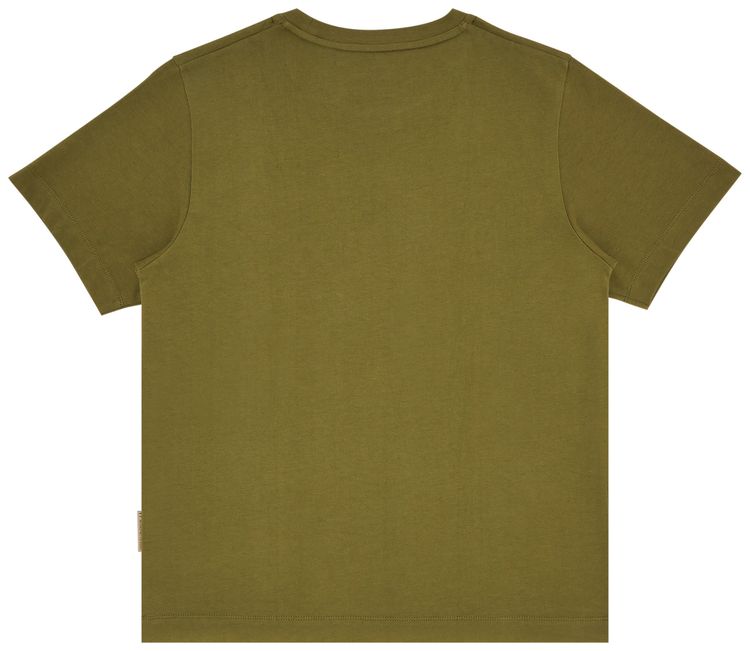 Marine Serre Organic Cotton T Shirt Green
