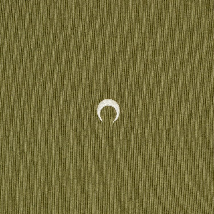 Marine Serre Organic Cotton T Shirt Green