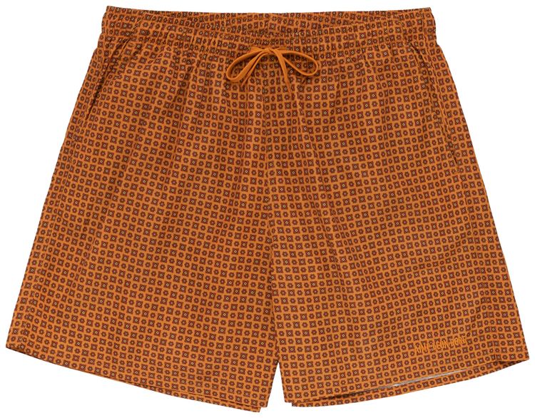 Aime Leon Dore Foulard Swim Short Orange Foulard