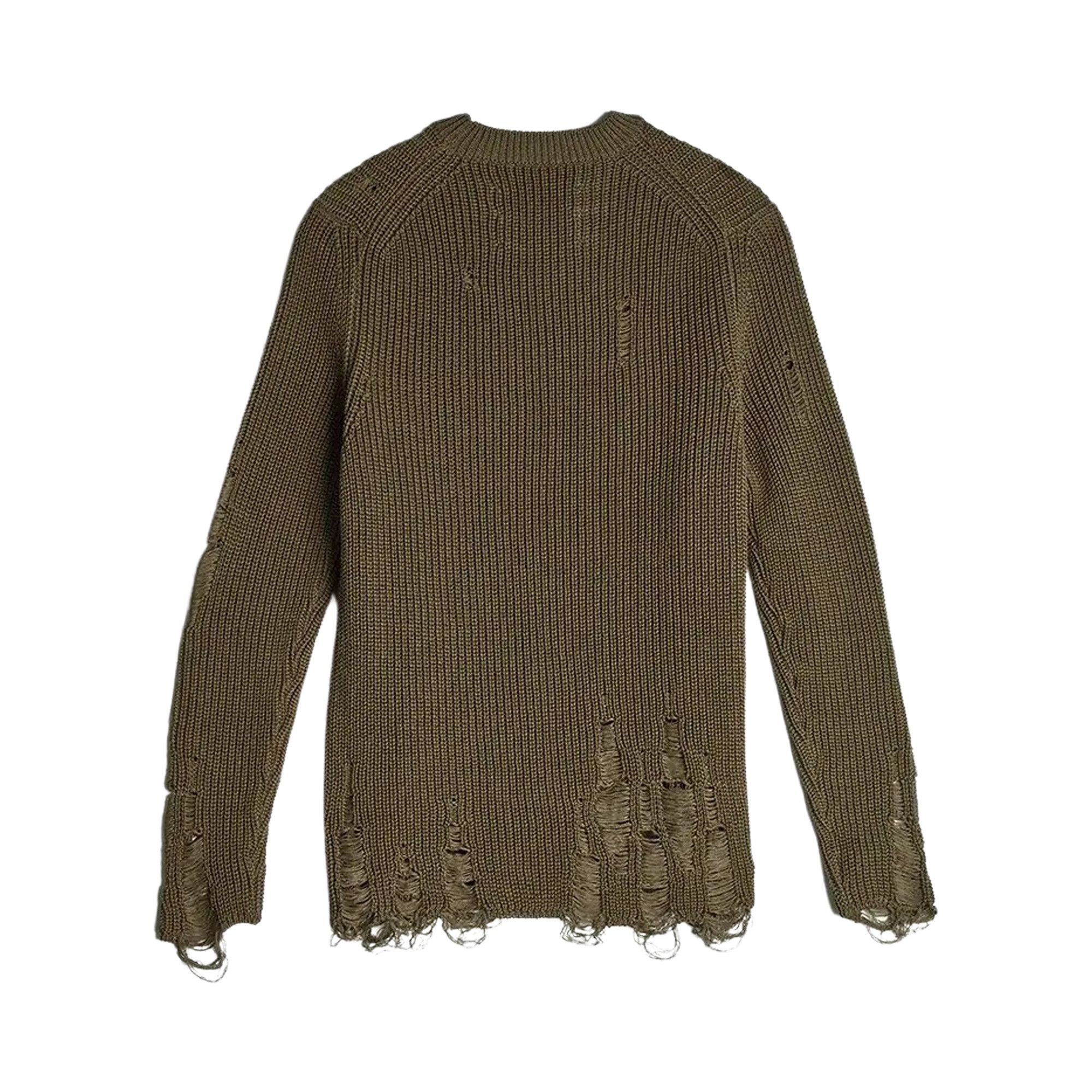 Buy Song for the Mute Oversized Distressed Knit 'Taupe