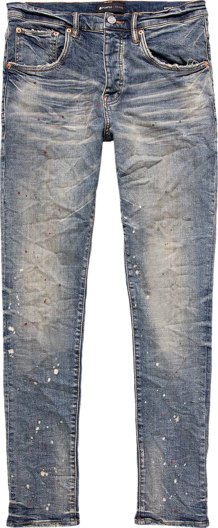 PURPLE BRAND Vintage Spotted Jeans 'Indigo'