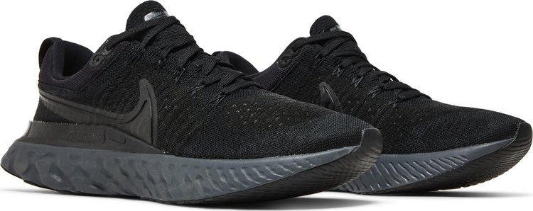 React Infinity Run Flyknit 2 Triple Black