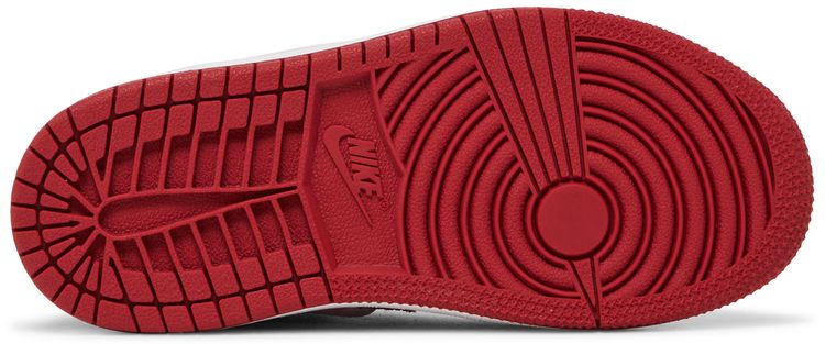 Air Jordan 1 Mid SE PS Red Quilted
