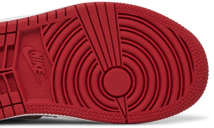 Air Jordan 1 Mid SE PS Red Quilted