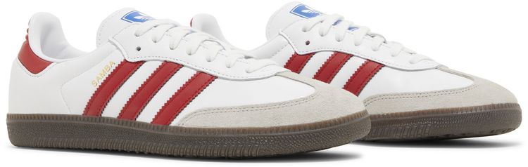 Adidas Samba OG White Scarlet