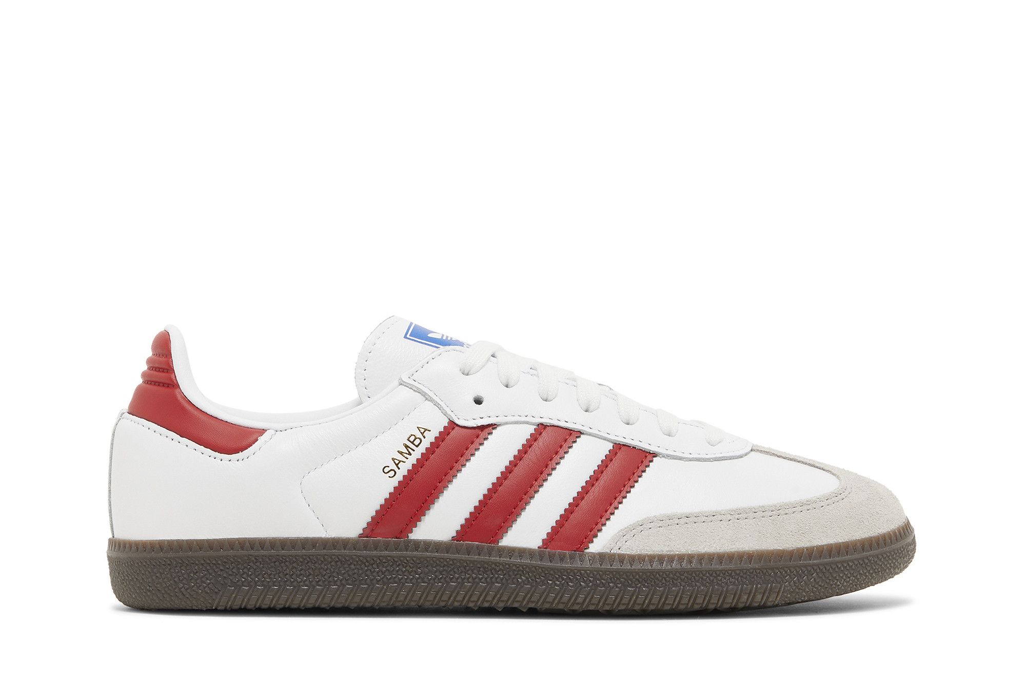 Buy Adidas Samba OG 'White Scarlet' - IG1025 | GOAT