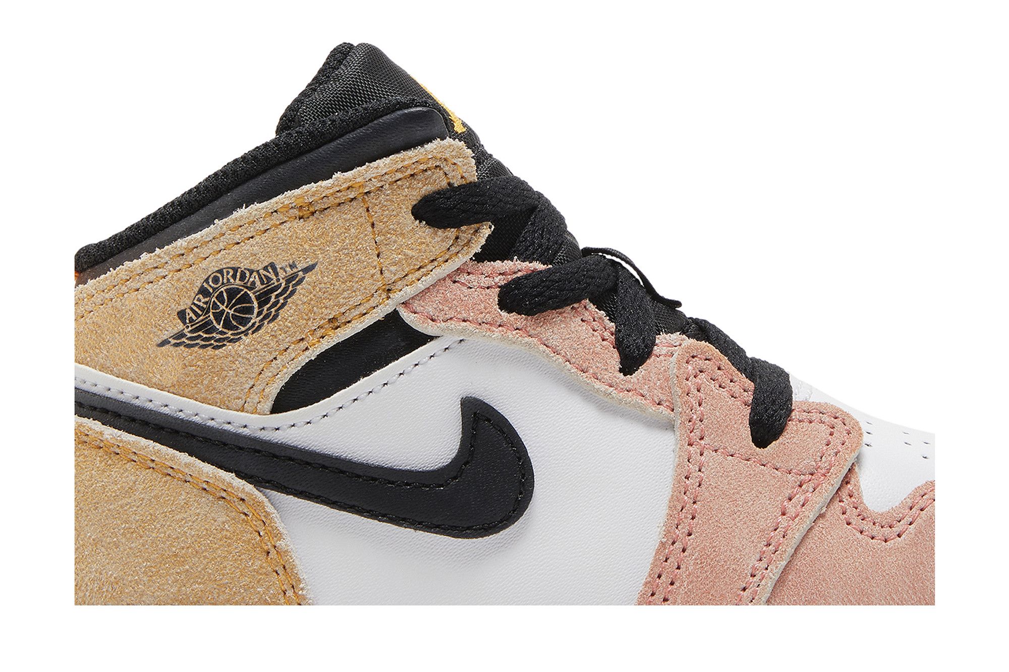 Nike air jordan 1 mid gs pink quartz hotsell