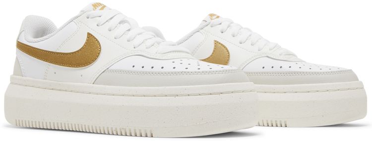 Nike Wmns Court Vision Alta Sail Metallic Gold