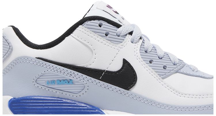 Nike Air Max 90 Leather GS White Blue Whisper