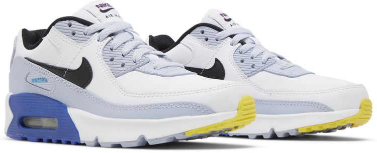 Nike Air Max 90 Leather GS White Blue Whisper