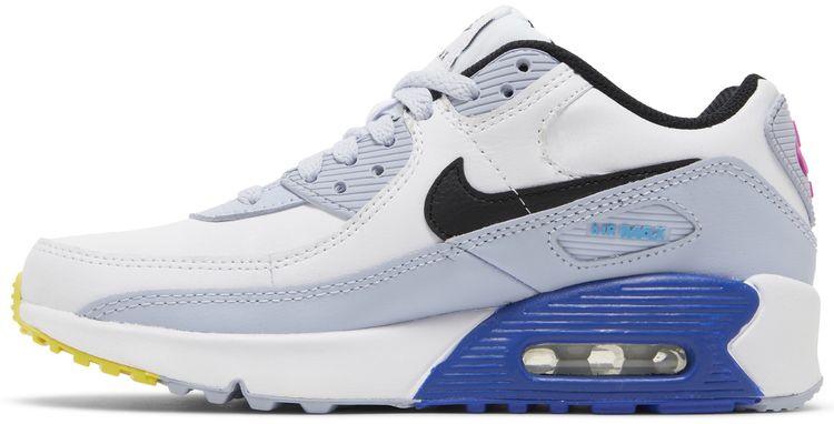 Nike Air Max 90 Leather GS White Blue Whisper