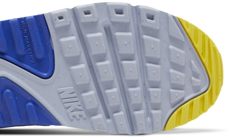 Nike Air Max 90 Leather GS White Blue Whisper