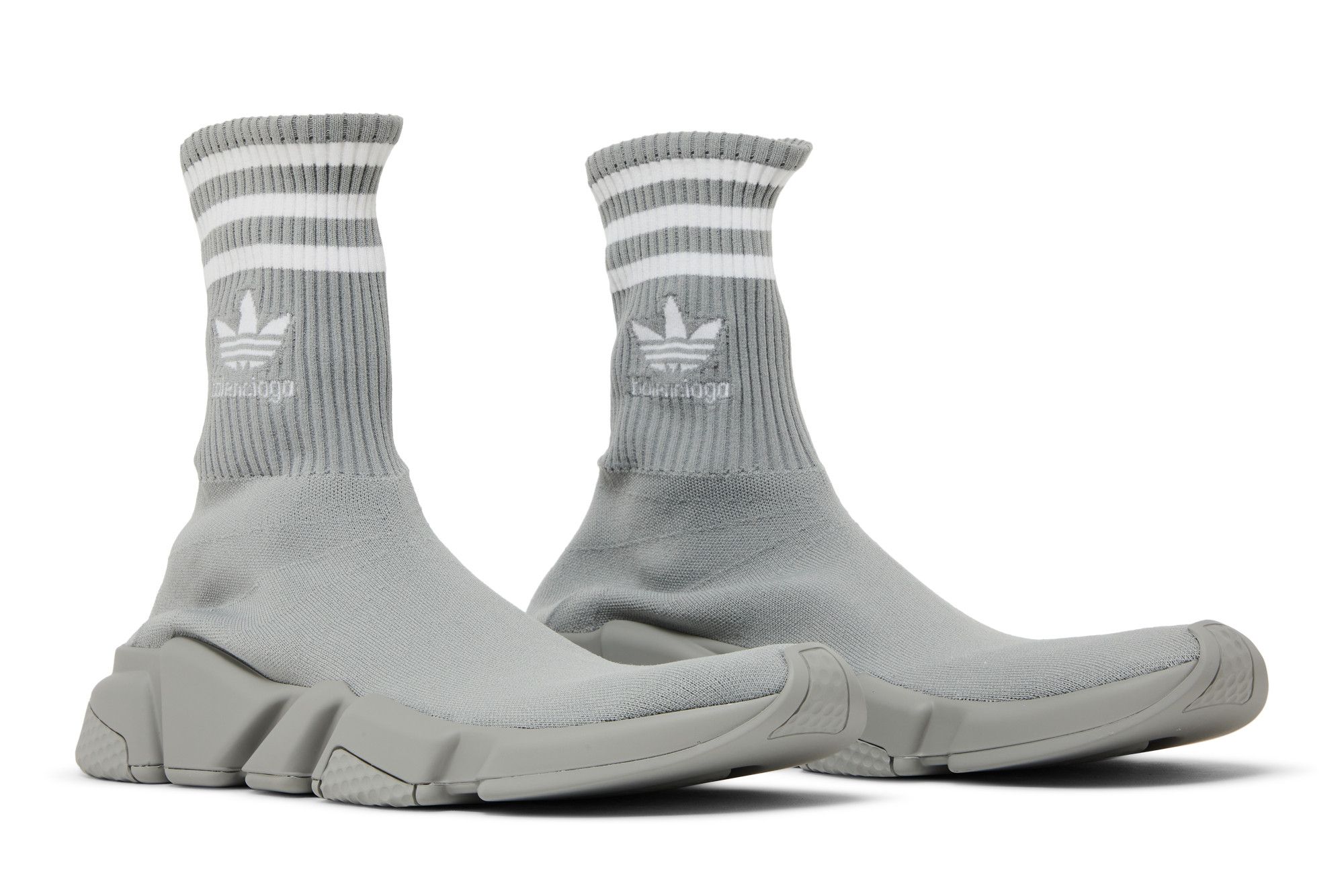コラボ★関税込【BALENCIAGA】× adidas Speed スニーカーGray Balenciaga - Balenciaga x Adidas -Speed Trainers knitted
