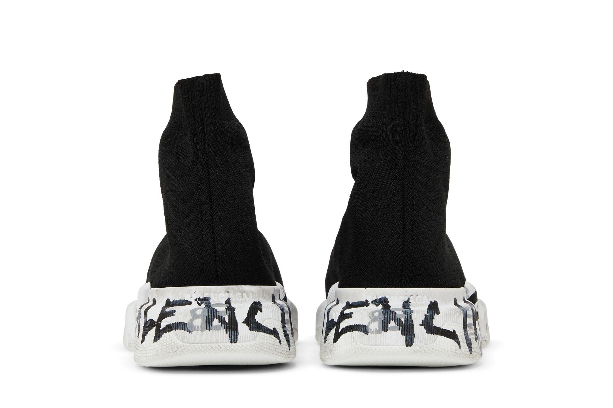 Buy Balenciaga Speed 2.0 Sneaker 'Worn-Out Graffiti - Black