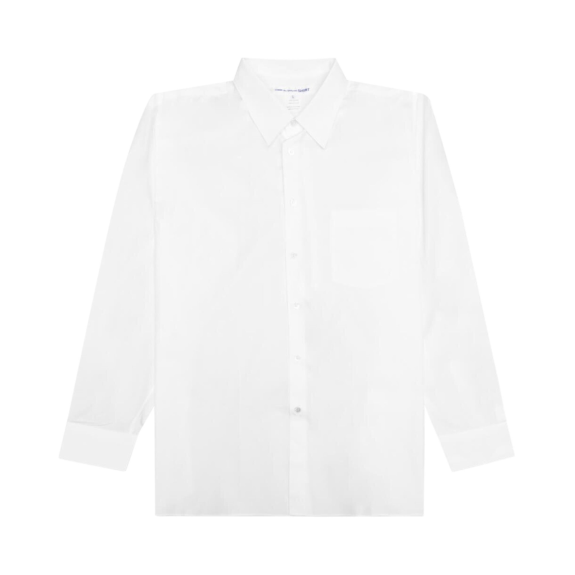 Buy Comme des Garcons SHIRT Classic Button Down Shirt White FZ B132 PER 5 GOAT