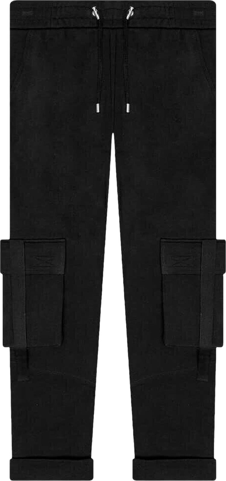 Balmain Reflective Cargo Pants 'Noir'