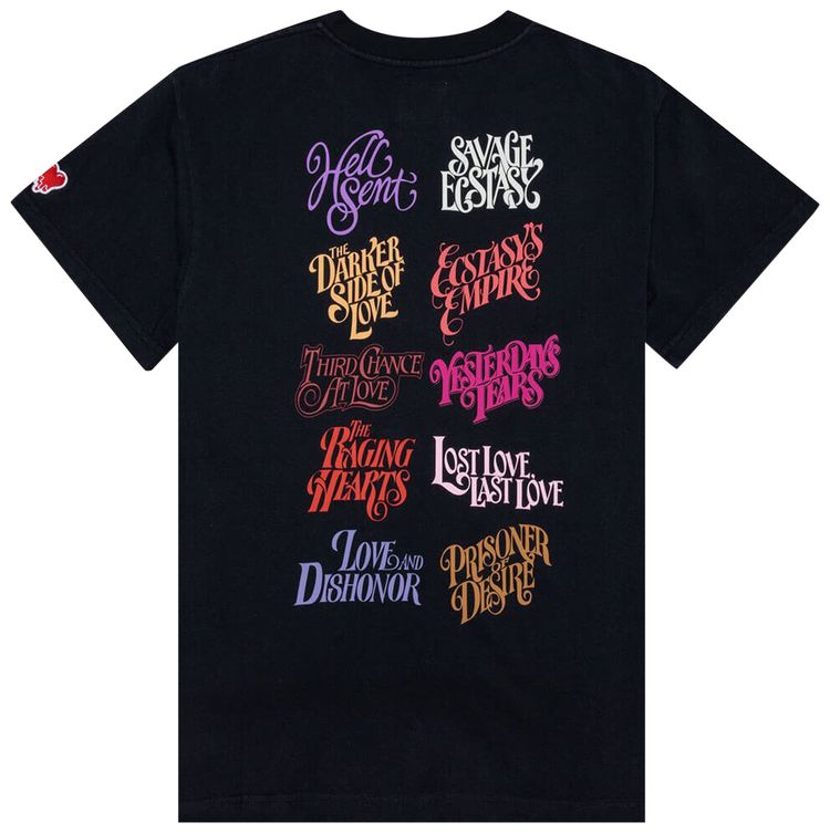 Emotionally Unavailable Airbrush Tee Black