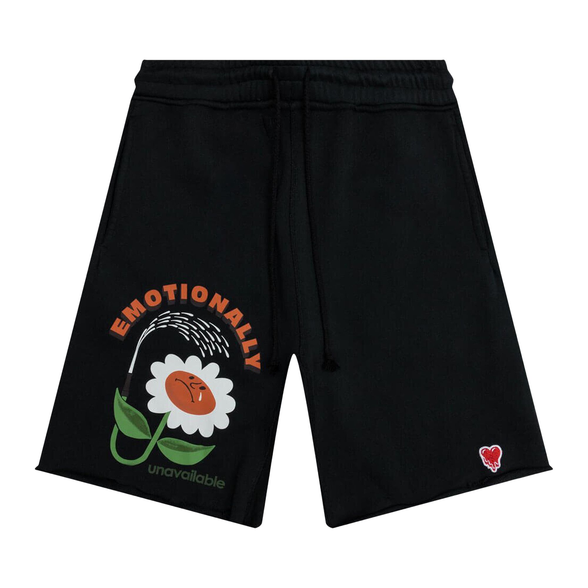 シャルボンcharbon FLOWER7POCKETSRACINGSHORTS Buy Emotionally Unavailable Flower Sweatshorts 'Charcoal' - EU