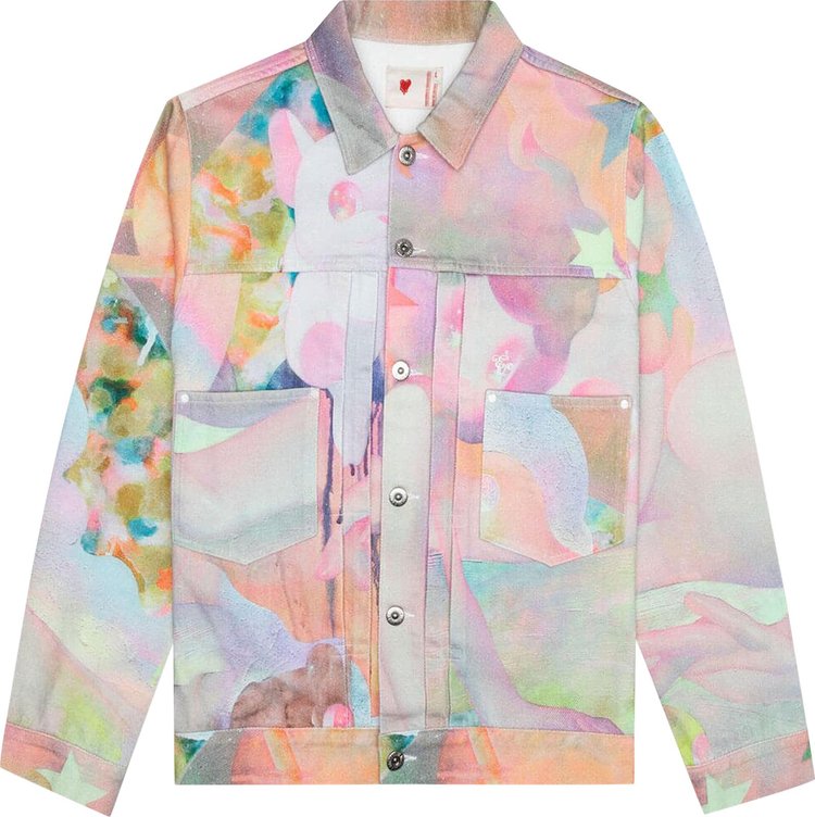 Emotionally Unavailable x So Youn Lee Stardust Jacket 'White/Multicolor'