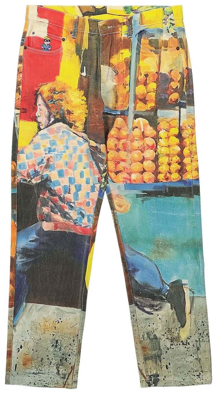 KidSuper La Casa Cargo Pants Yellow