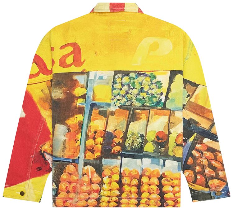 KidSuper La Casa Denim Jacket Yellow