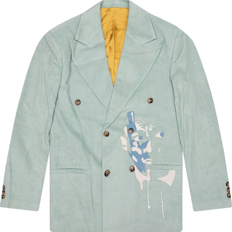 KidSuper Jazz Club Corduroy Blazer Mint