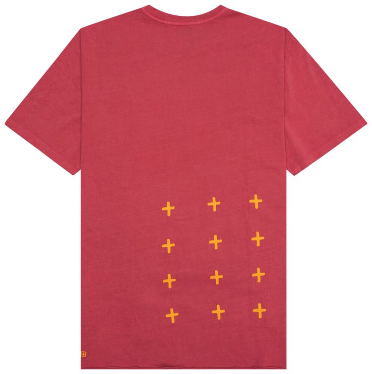 Ksubi Pixel Sign Biggie Sundown Short Sleeve Tee Red
