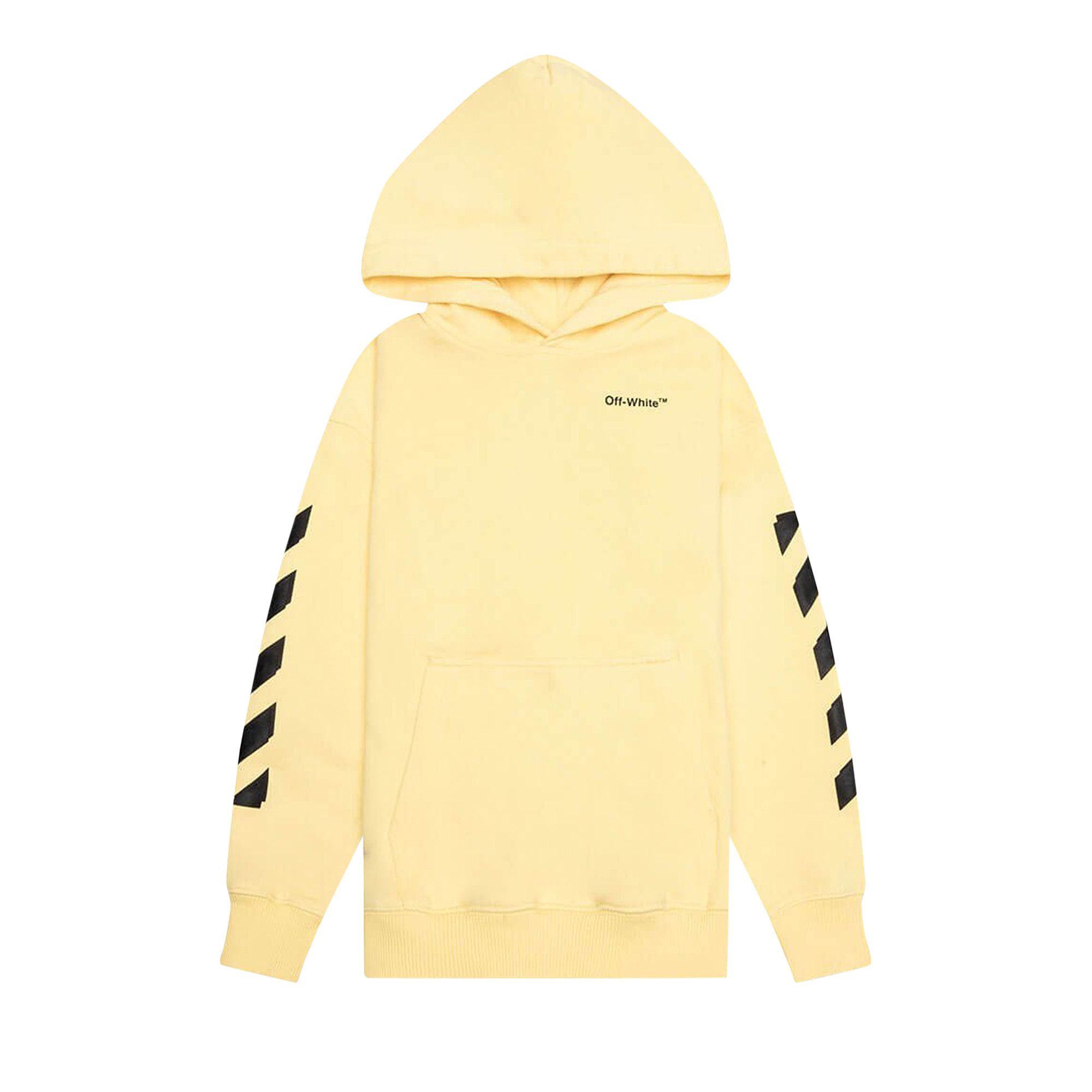 Buy Off White Rubber Arrow Hoodie Yellow Black