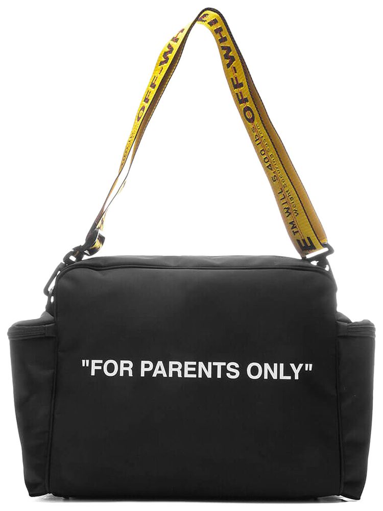Off White For Parents Only Mama Bag BlackYellow