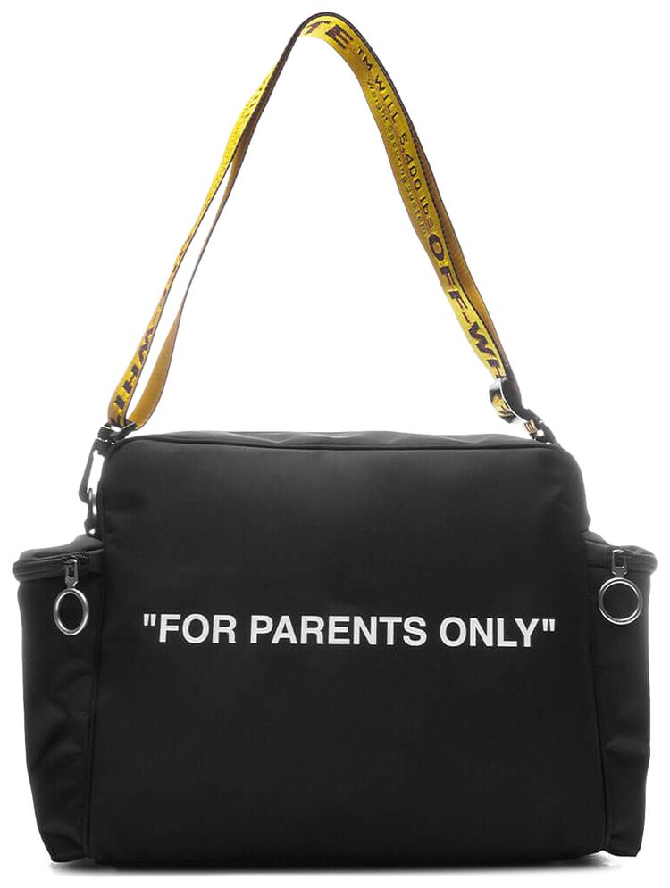Off White For Parents Only Mama Bag BlackYellow