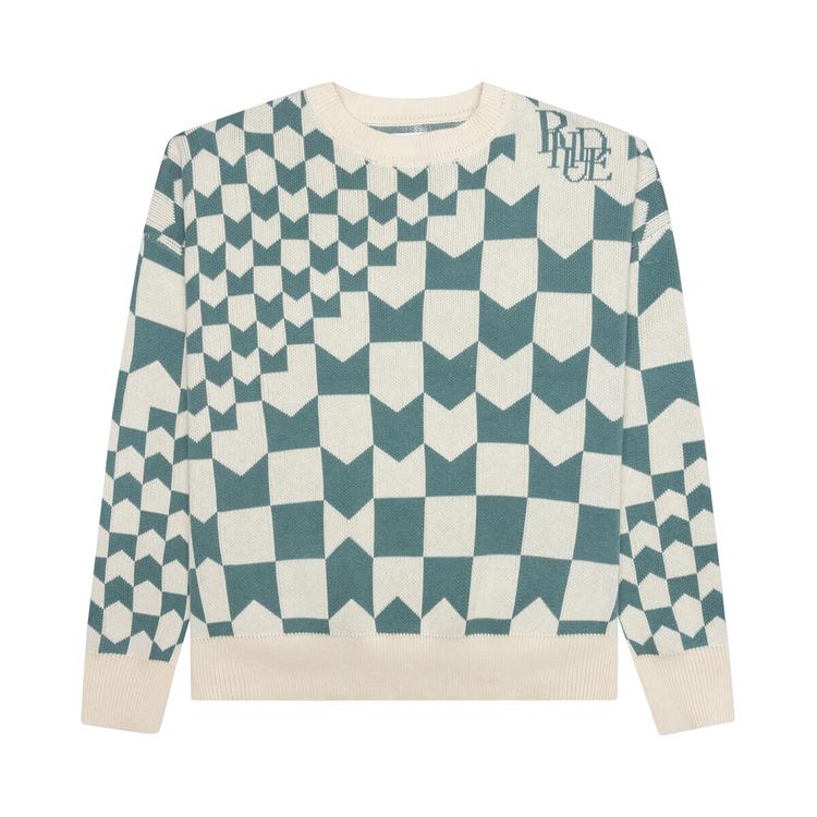 Rhude Cashmere Racing Crewneck IvorySpa