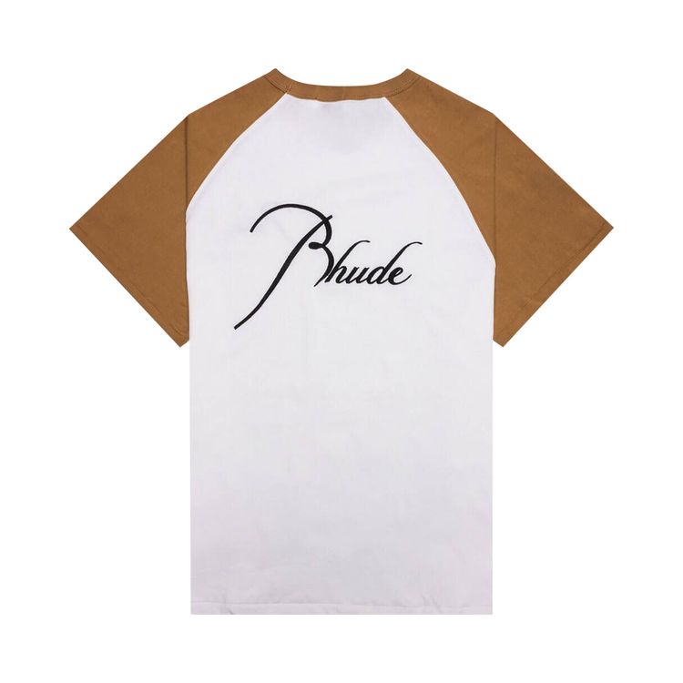 Rhude Raglan Tee WhiteSand